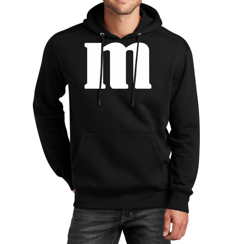 Lower Case Alphabet Matching Halloween Costume Cute Letter M T Shirt Unisex Hoodie | Artistshot