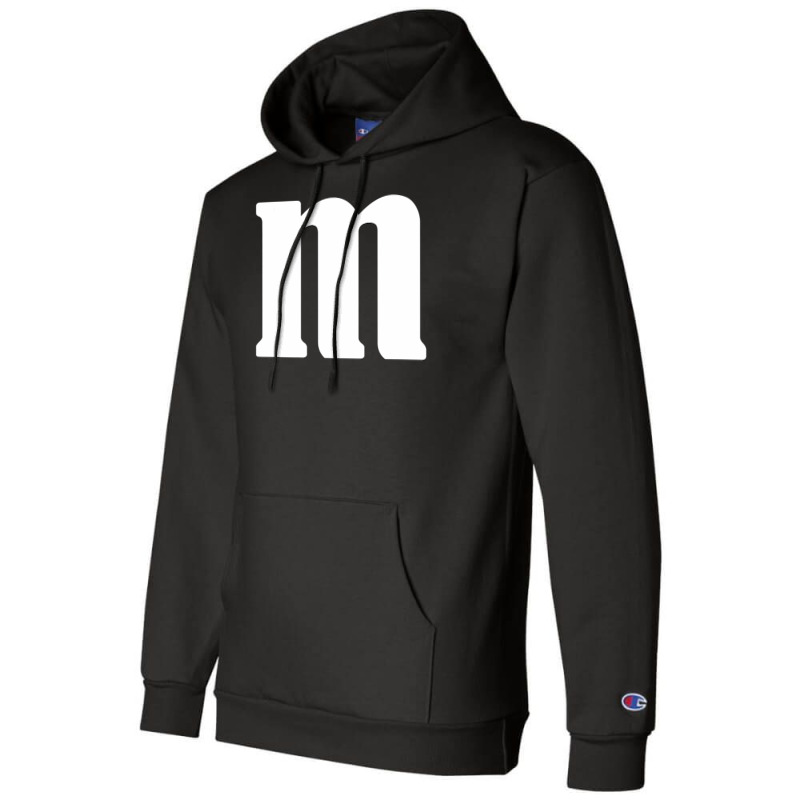 Lower Case Alphabet Matching Halloween Costume Cute Letter M T Shirt Champion Hoodie | Artistshot