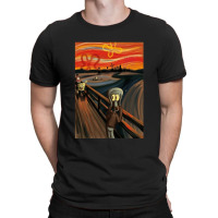 Music Retro The Scream By Edvard Munch Funny Graphic Gift Gift T-shirt | Artistshot