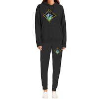 Mountain View At Night Isolated Hoodie & Jogger Set | Artistshot