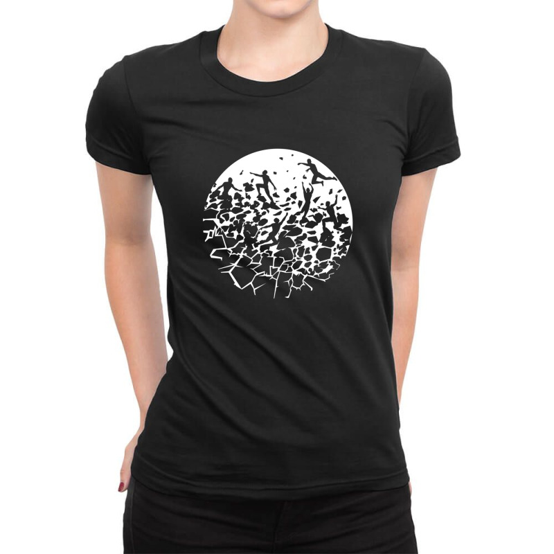 Break Free Heroes White Ladies Fitted T-Shirt by LiamBrow | Artistshot