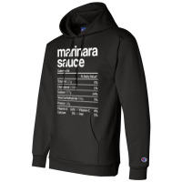 Marinara Sauce Nutrition Fact Funny Thanksgiving Christmas Champion Hoodie | Artistshot