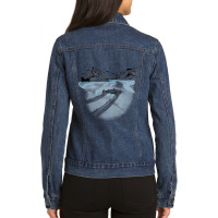 Trackmania - Arctic Lake Slide Ladies Denim Jacket | Artistshot