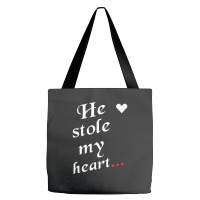 He Stole My Heart T  Shirt He Stole My Heart T  Shirt Tote Bags | Artistshot