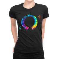 Bonsai Zen Enso Circle Yoga Meditate Workout Meditation Ladies Fitted T-shirt | Artistshot