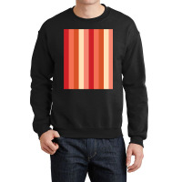 Red Verticallystriped Silver Titanium Iron Color, Red Degradation Patt Crewneck Sweatshirt | Artistshot