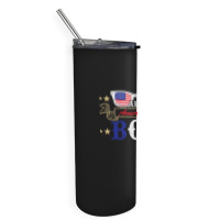 American Boy Love American Flag Skinny Tumbler | Artistshot