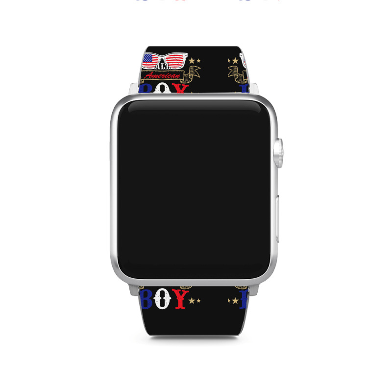 American Boy Love American Flag Apple Watch Band | Artistshot