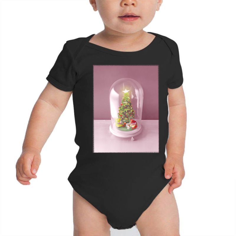 Christmas Bell Jar Baby Bodysuit | Artistshot