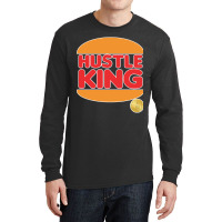 Hustle University - Hustle King Long Sleeve Shirts | Artistshot