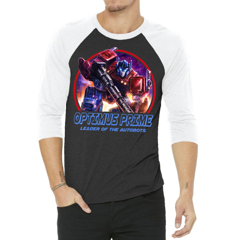 Transformers War For Cybertron Optimus Prime Leader 3/4 Sleeve Shirt by PhamThinh | Artistshot