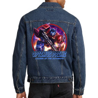 Transformers War For Cybertron Optimus Prime Leader Men Denim Jacket | Artistshot