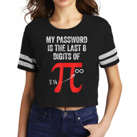 My Password Is Last 8 Digits Of Pi Infinite Math Teacher Kid T Shirt Scorecard Crop Tee | Artistshot