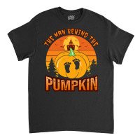 Halloween Pregnancy For Men Expecting Pumpkin Costume Classic T-shirt | Artistshot