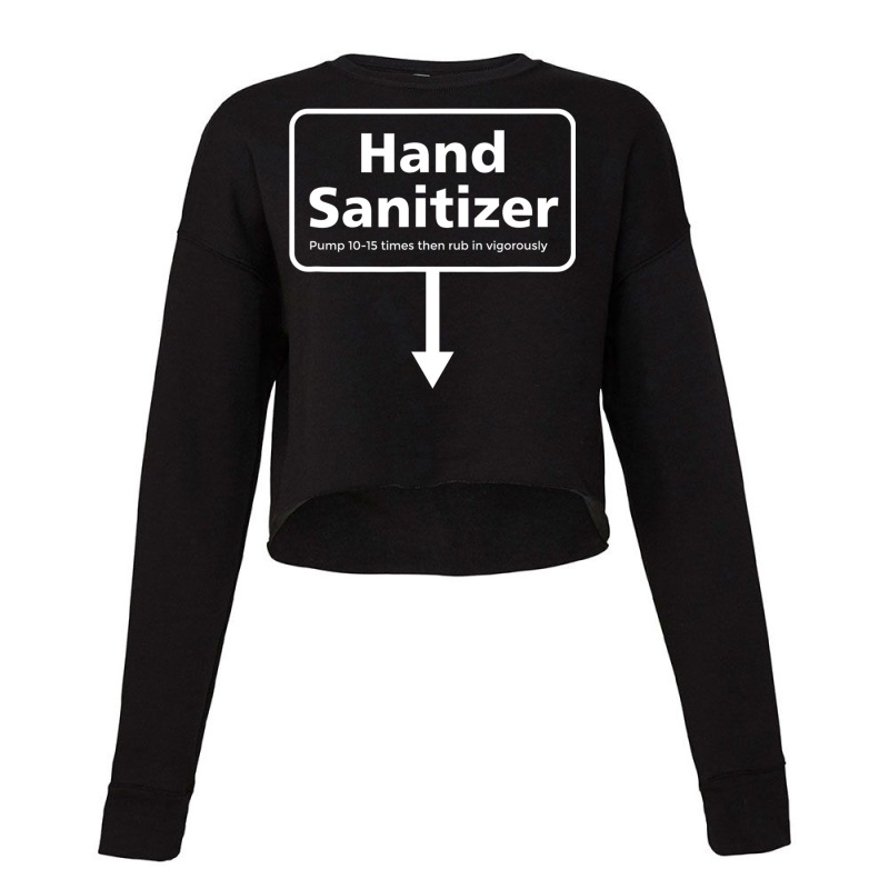 Mens Hand Sanitizer  Funny Adult Humour Christmas Gag Gift Cropped Sweater by WZ90 | Artistshot