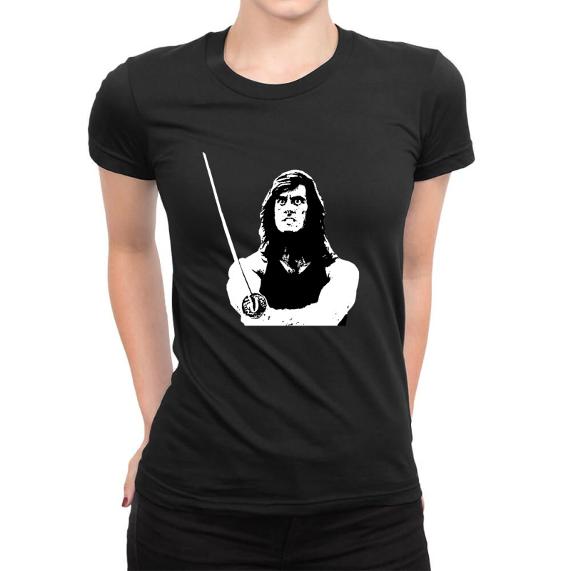 The Samurai Cop Gift Ladies Fitted T-Shirt by jesusvega | Artistshot