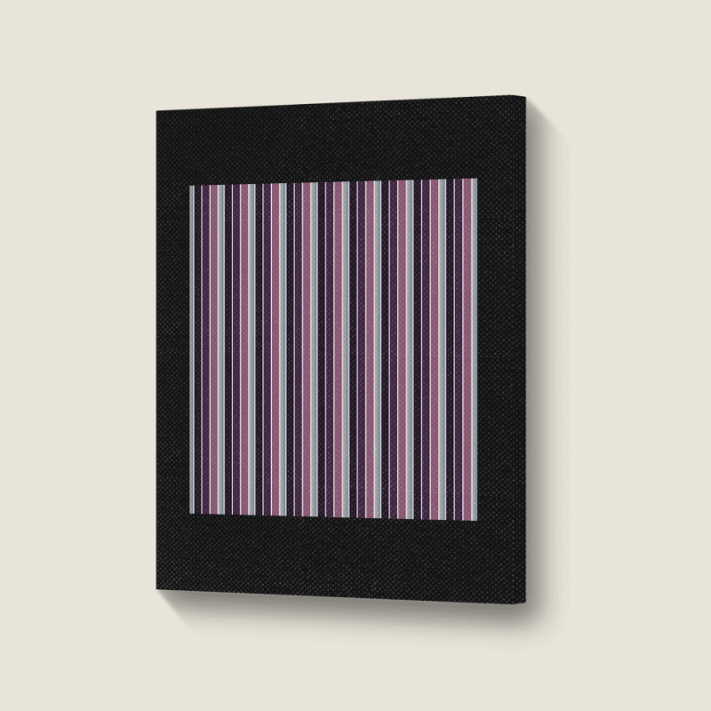 Vertical Striped Colors Skirt Chiffon Top Portrait Canvas Print | Artistshot