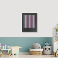 Vertical Striped Colors Skirt Chiffon Top Portrait Canvas Print | Artistshot