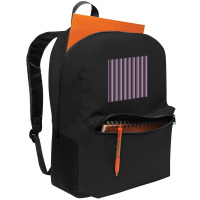 Vertical Striped Colors Skirt Chiffon Top Backpack | Artistshot