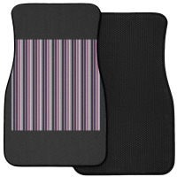 Vertical Striped Colors Skirt Chiffon Top Front Car Mat | Artistshot