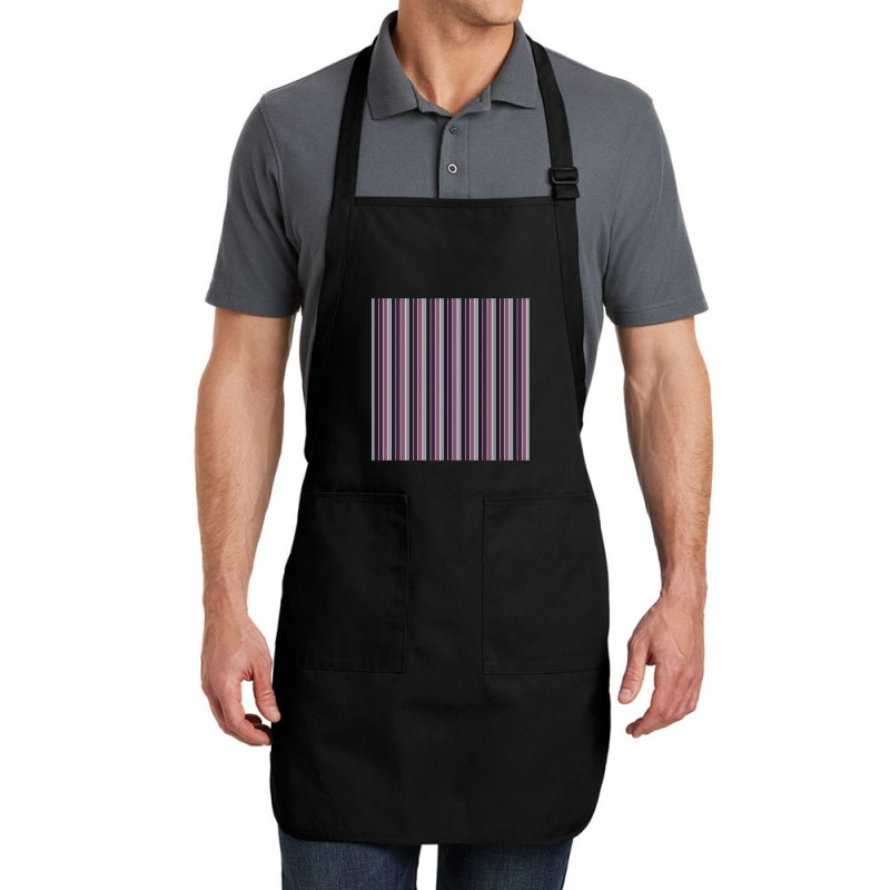 Vertical Striped Colors Skirt Chiffon Top Full-length Apron | Artistshot