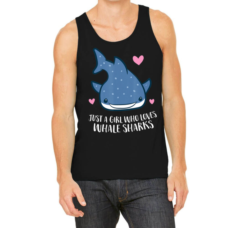 Just A Girl Who Loves Whale Sharks Cute Whale Shark Tank Top | Artistshot