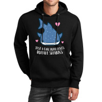 Just A Girl Who Loves Whale Sharks Cute Whale Shark Unisex Hoodie | Artistshot