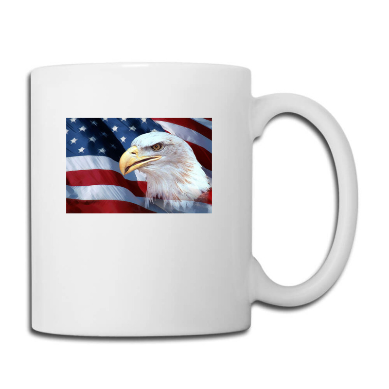 American Bald Eagle And American Flag Coffee Mug | Artistshot