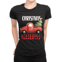 Christmas Car Crew Santa Claus Ç Ladies Fitted T-shirt | Artistshot