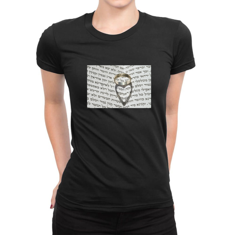 Jewish Wedding Concept Tri-blend Ladies Fitted T-Shirt by TimothyPickard | Artistshot