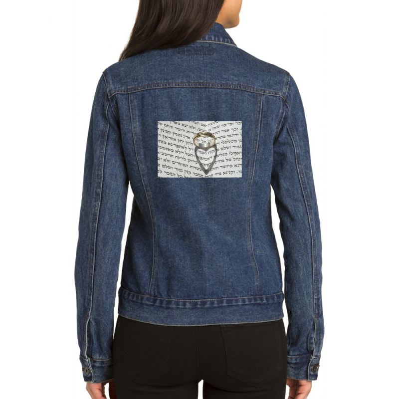 Jewish Wedding Concept Tri-blend Ladies Denim Jacket by TimothyPickard | Artistshot