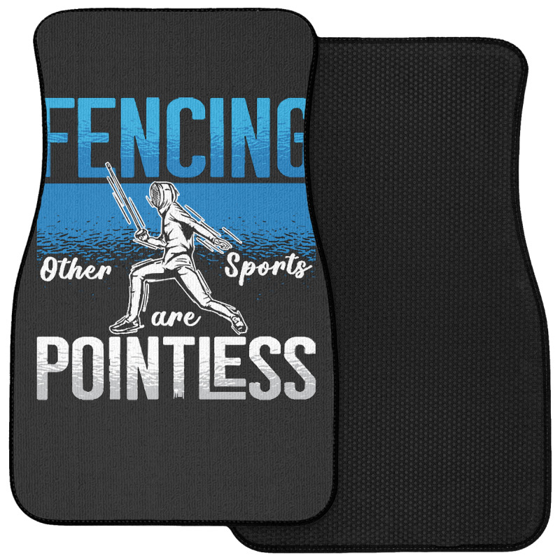 Fencing Fencing Other Sports Are Longswords Fighter Fencer Front Car Mat | Artistshot