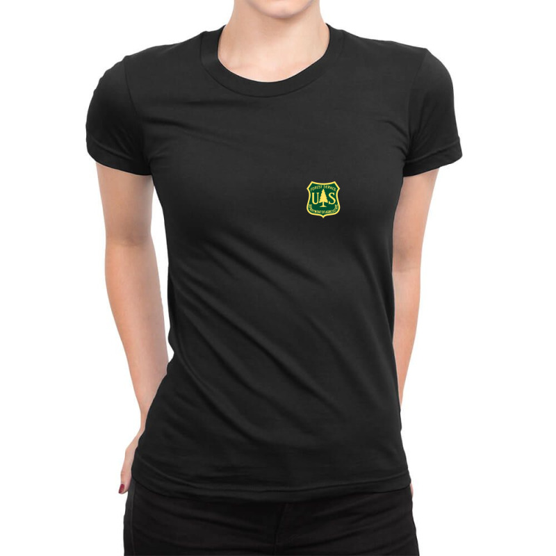 Forest Service Ladies Fitted T-Shirt by JefferyJohnson | Artistshot