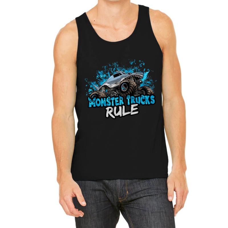 Monster Trucks Rule Tank Top | Artistshot