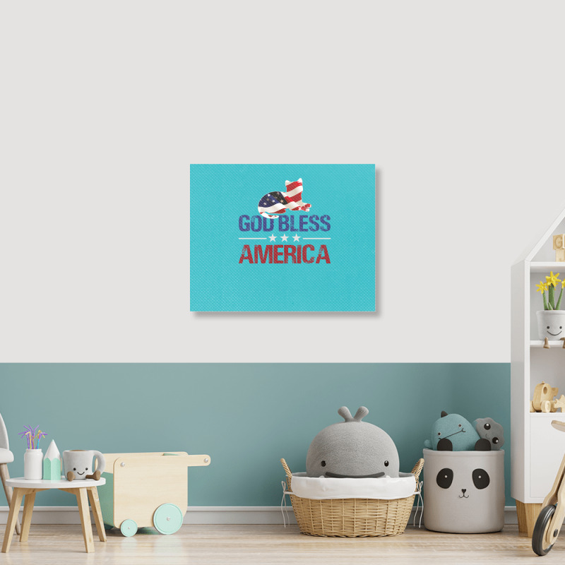 God Bless America Landscape Canvas Print | Artistshot