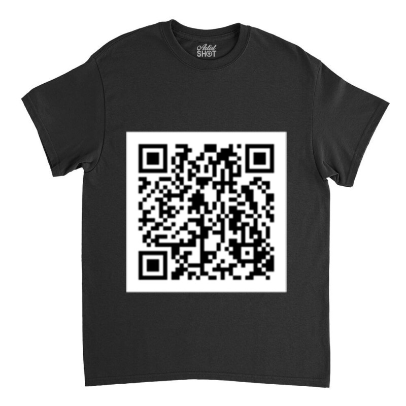 Manacled Qr Code Classic T-shirt by ELVIASAINTANDRE | Artistshot