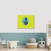 Alien Rap Funny Landscape Canvas Print | Artistshot