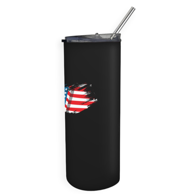 American Flag 1 Skinny Tumbler | Artistshot