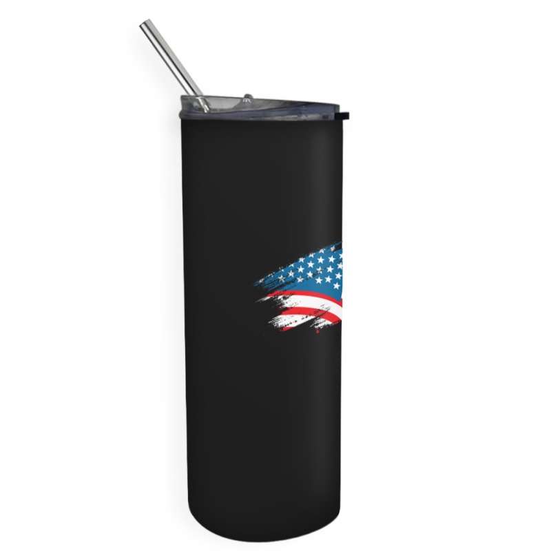 American Flag 1 Skinny Tumbler | Artistshot