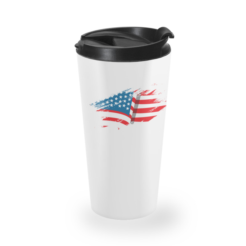 American Flag 1 Travel Mug | Artistshot