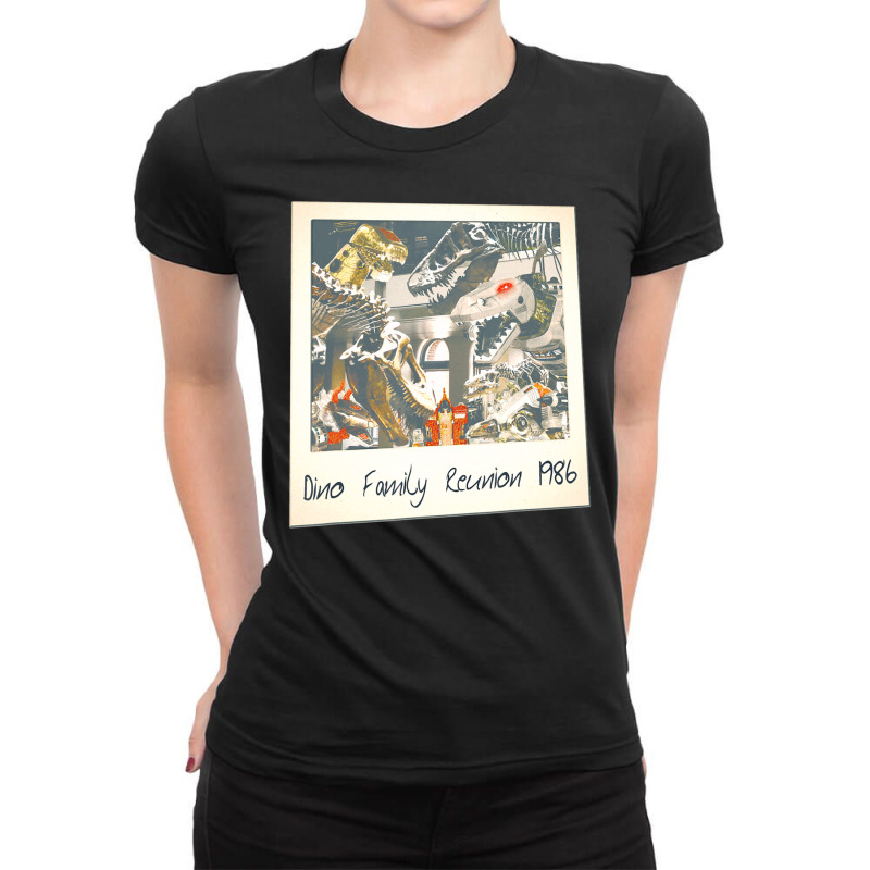 Us Transformers Dinobots Remix Family Reunion 01 Ladies Fitted T-Shirt by PhamThinh | Artistshot