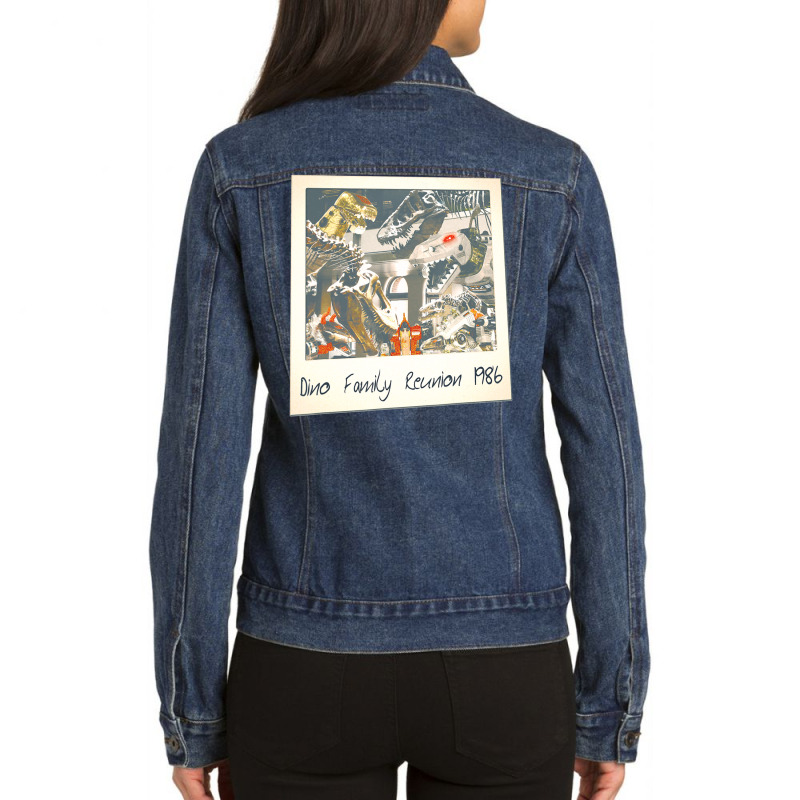 Us Transformers Dinobots Remix Family Reunion 01 Ladies Denim Jacket by PhamThinh | Artistshot