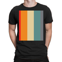 Vertical Striped Graphic T-shirt | Artistshot