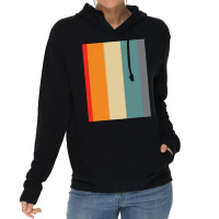 Vertical Striped Graphic Lightweight Hoodie | Artistshot