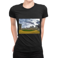 Vintage Windsor Castle 3 Ladies Fitted T-shirt | Artistshot