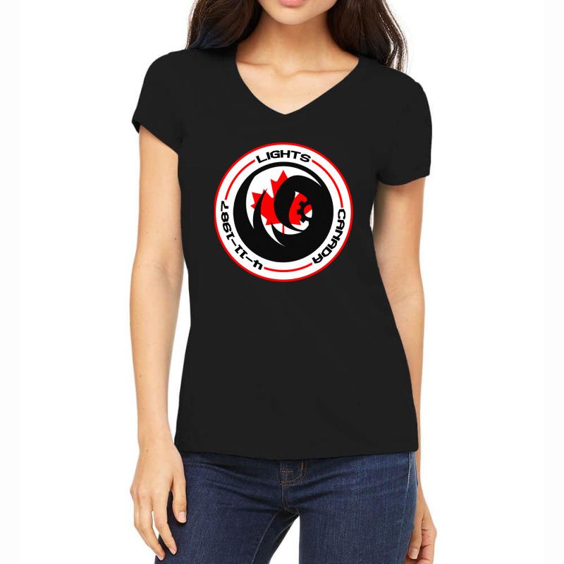 Lights Women's V-Neck T-Shirt by NestorMarchetti | Artistshot