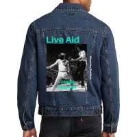 Live Aid At Wembley Men Denim Jacket | Artistshot