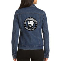 Pavarotti For Friend Ladies Denim Jacket | Artistshot