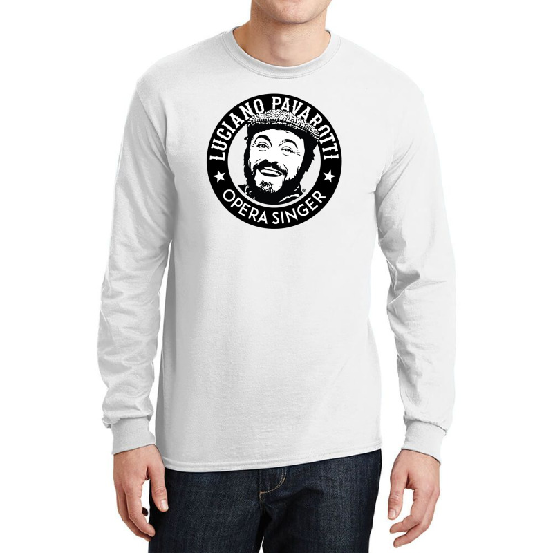 Pavarotti For Friend Long Sleeve Shirts | Artistshot