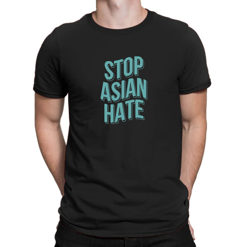 Stop Asian Hate Wavy Asian American Pride Love Aapi Ally Stop Asian Ha T-shirt | Artistshot